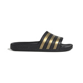 Adidas pantoffels Adilette zwart/goud